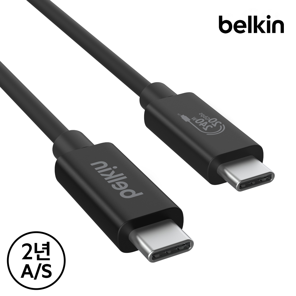 벨킨 240W USB4 C타입 초고속 충전 케이블 20Gbps 2M INZ004bt2M 아이폰17 맥북 에어 프로 M5 아이패드 태블릿 노트북 호환 이미지 6