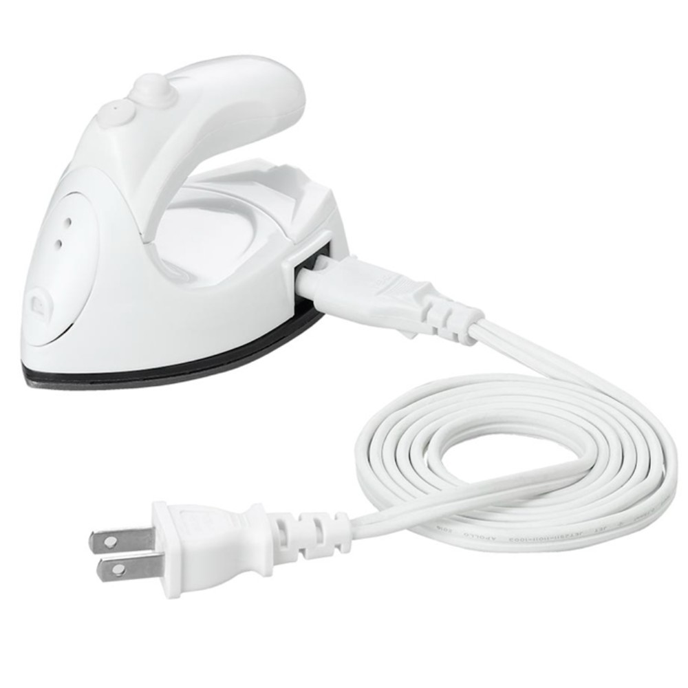 YAZAWA 여행용 다리미 100-240V 프리볼트 미니 경량 휴대용 TVR54WH 제품 이미지