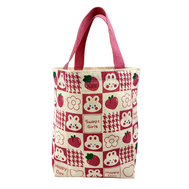 뷰레이터닷컴 플러스 캔버스 미니 에코백 손목가방