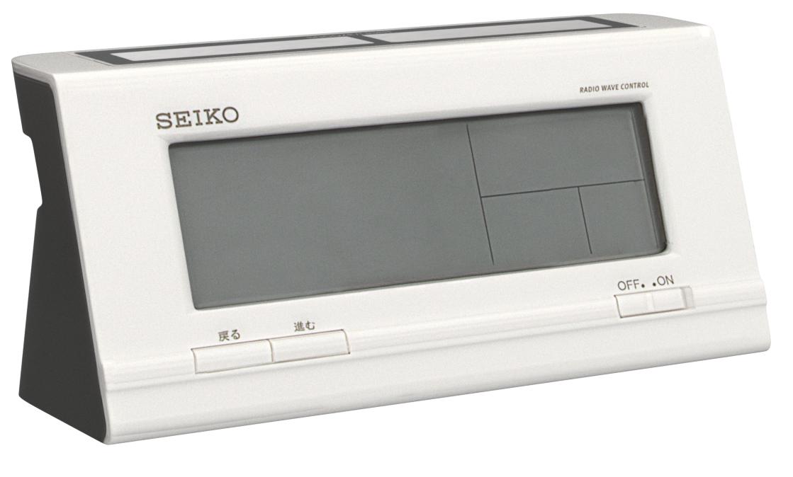 SEIKO 세이코 SQ766W 하이브리드 디지털 캘린더 알람시계 - 상세 이미지 2