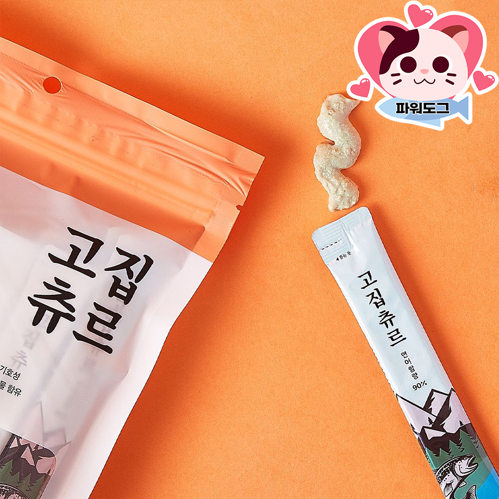 고집츄르 저염레시피 고양이 간식 대용량 알래스카 연어, 11g, 30개 이미지 8