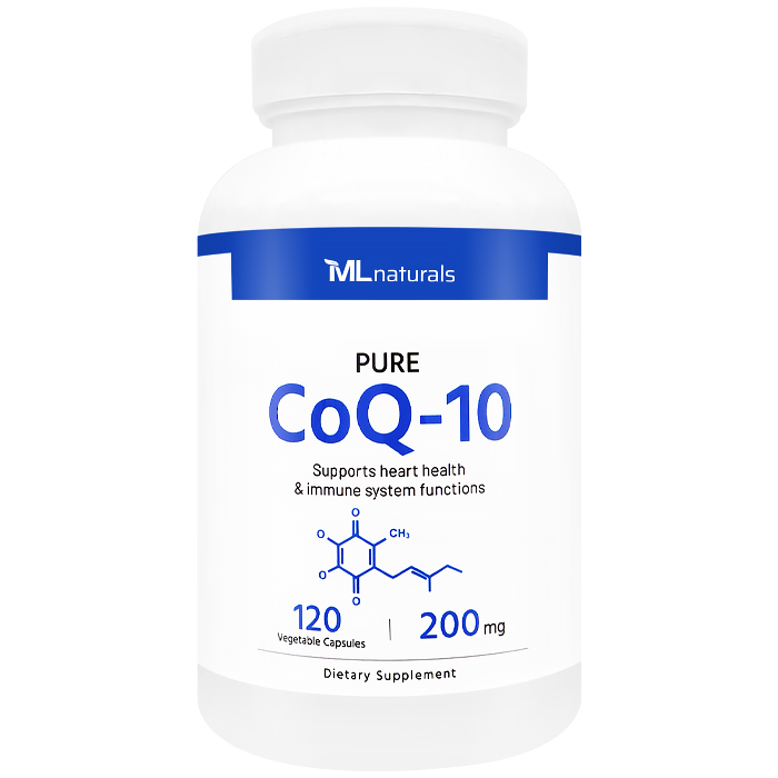 마이라이프내추럴스 퓨어 코큐텐 200mg 알약 120캡슐, 1개 - 메인 이미지