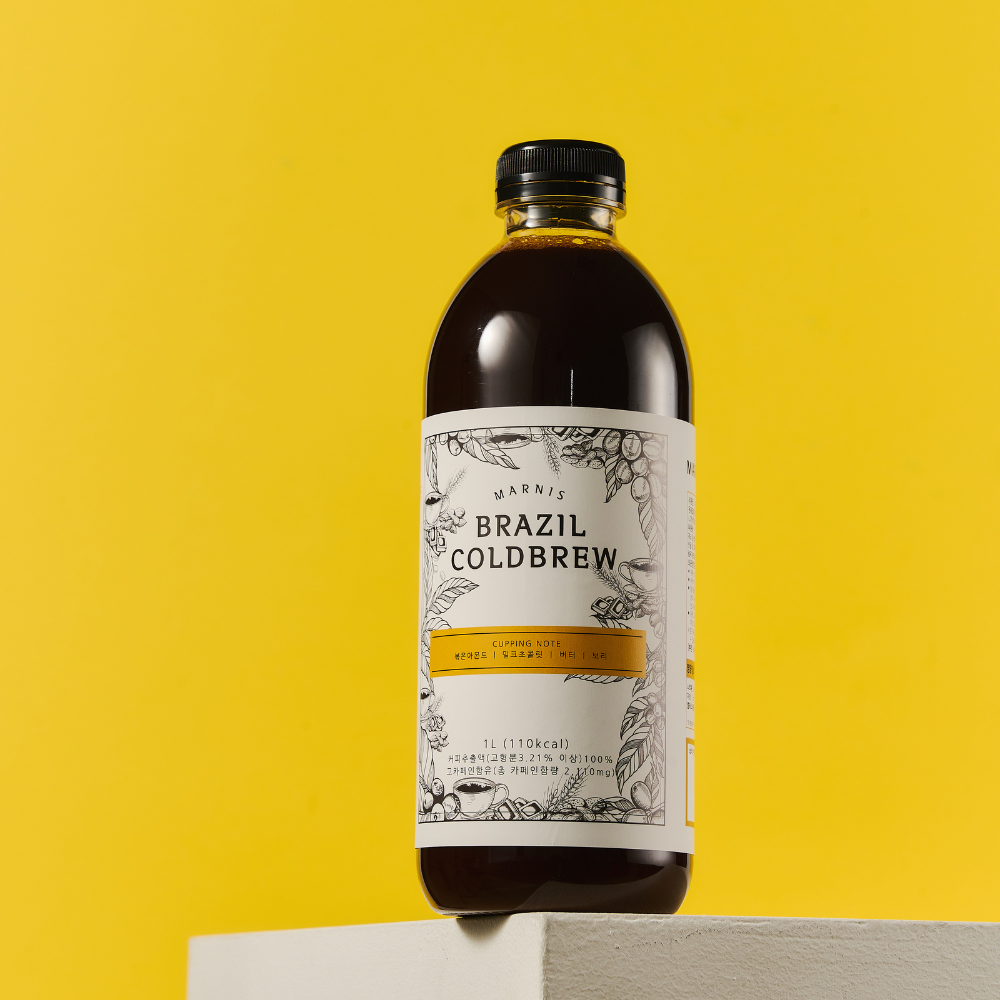 마르니스 브라질 콜드브루 원액 더치커피 액상 커피 답례품 선물 1L 대용량