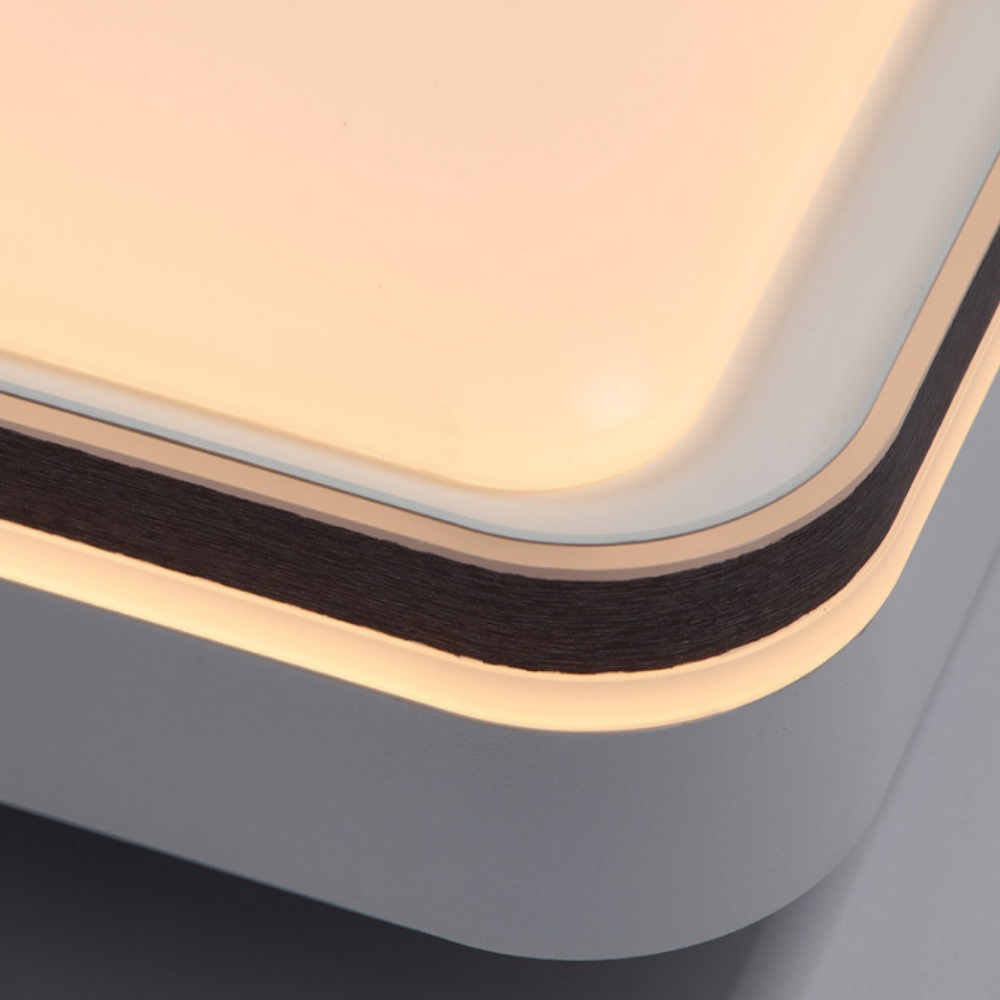 KS인증/무료+당일발송 LED IOT 리모컨 거실등 아파트 사각 거실 조명 등 150W, 전구색주백색주광색 이미지 6