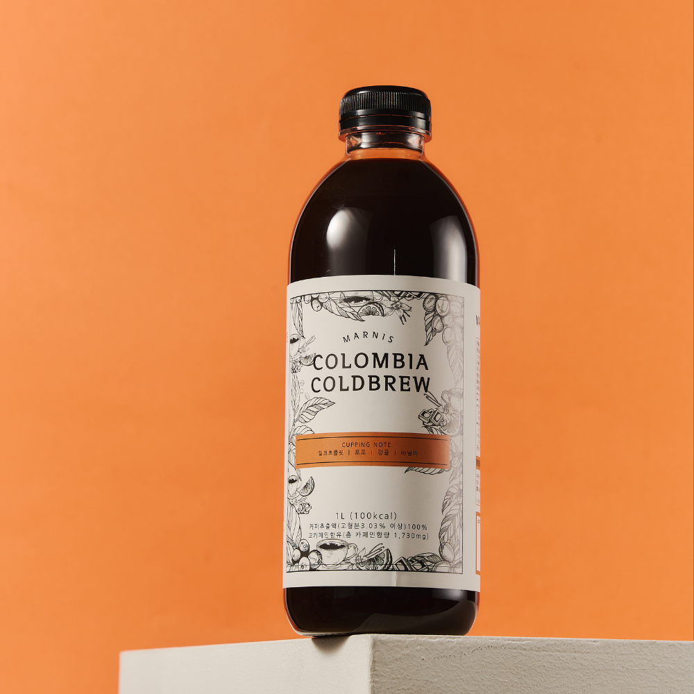 마르니스 콜드브루 원액 더치커피 액상 커피 답례품 선물 1L 콜롬비아 대용량