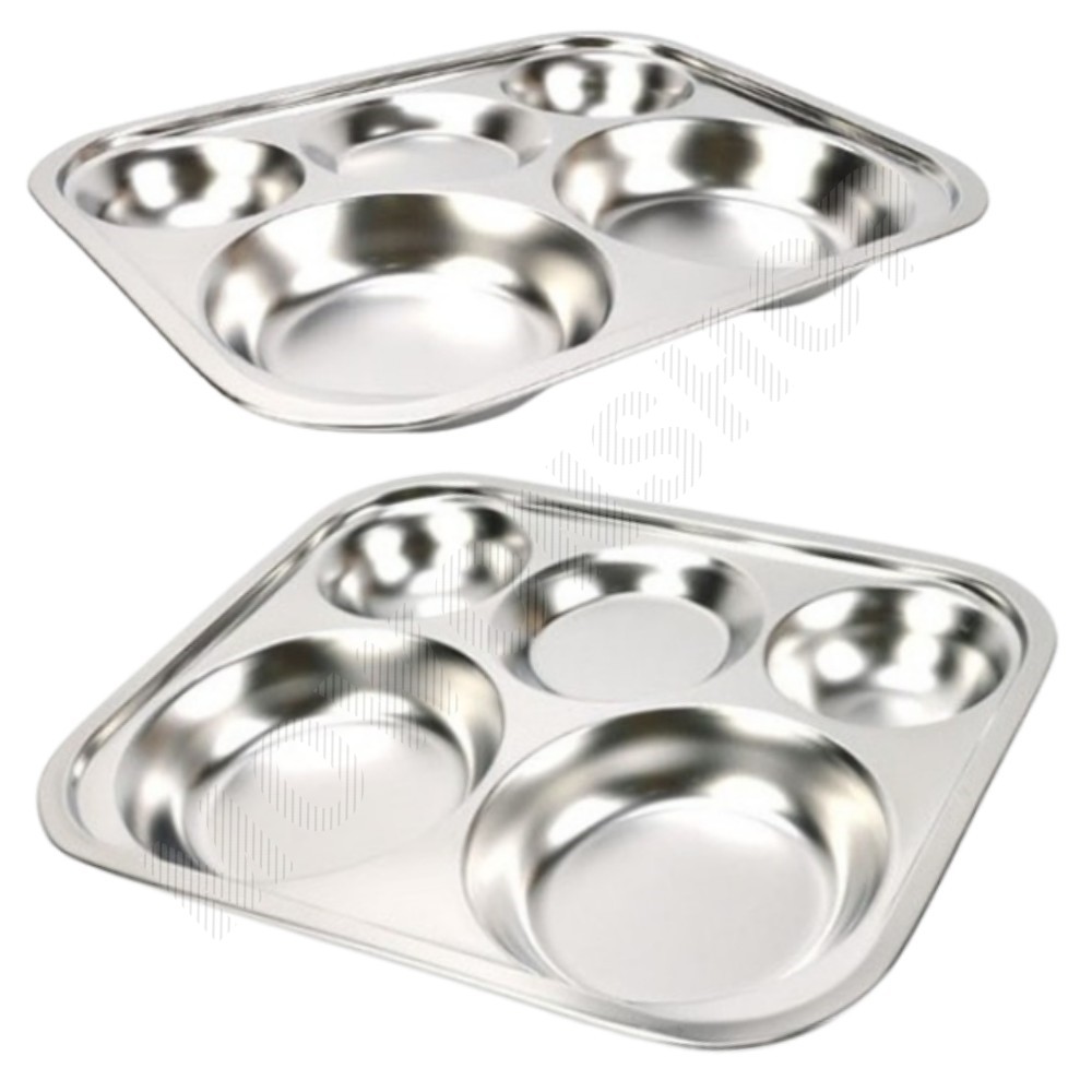 초등 식판 학교 급식판 요양원 환자 국산 3구 스텐 식판