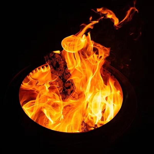 이중연소 원형 화로대 대형 불멍 우드 스토브