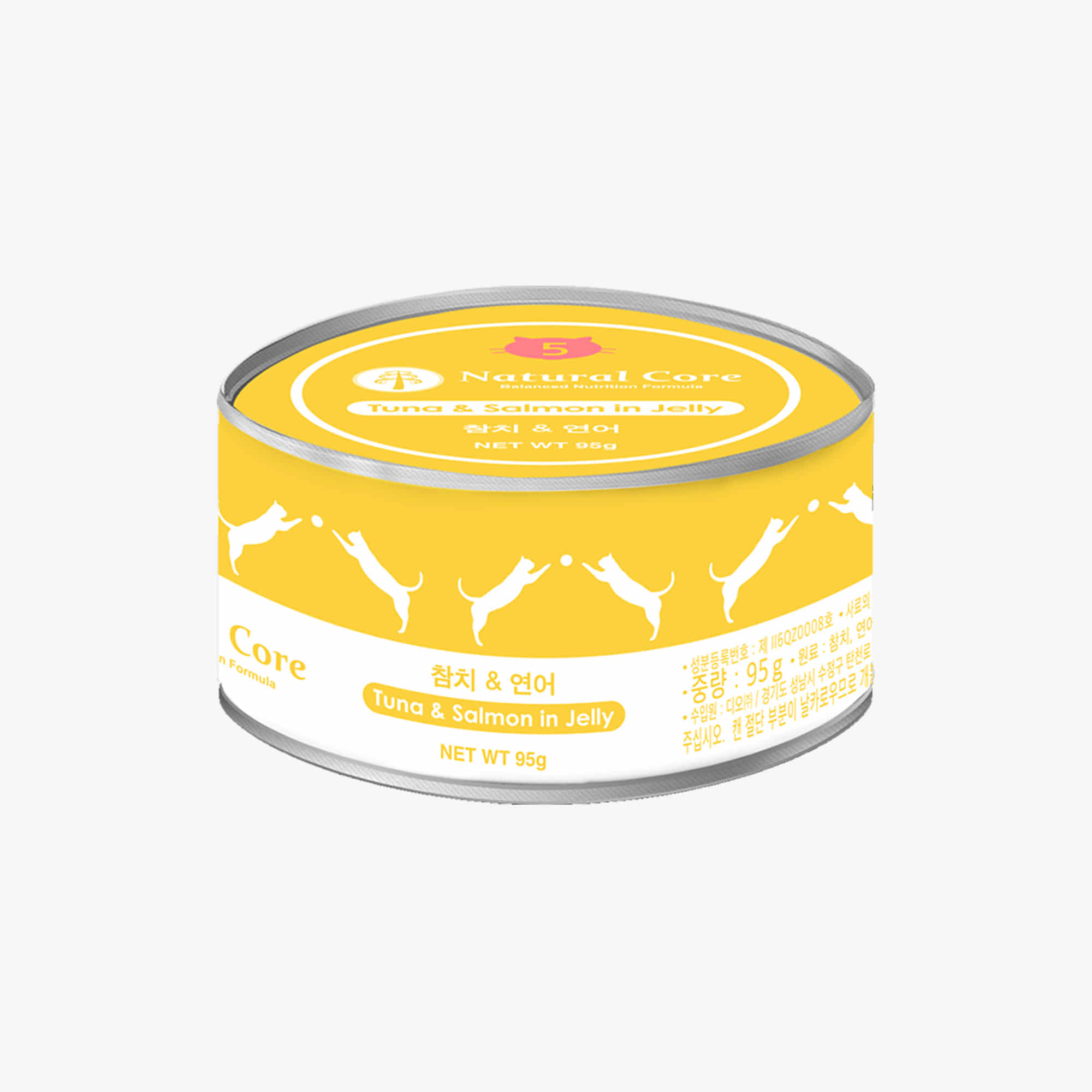네츄럴코어 고양이 캔 참치&연어 95g - 상품 이미지