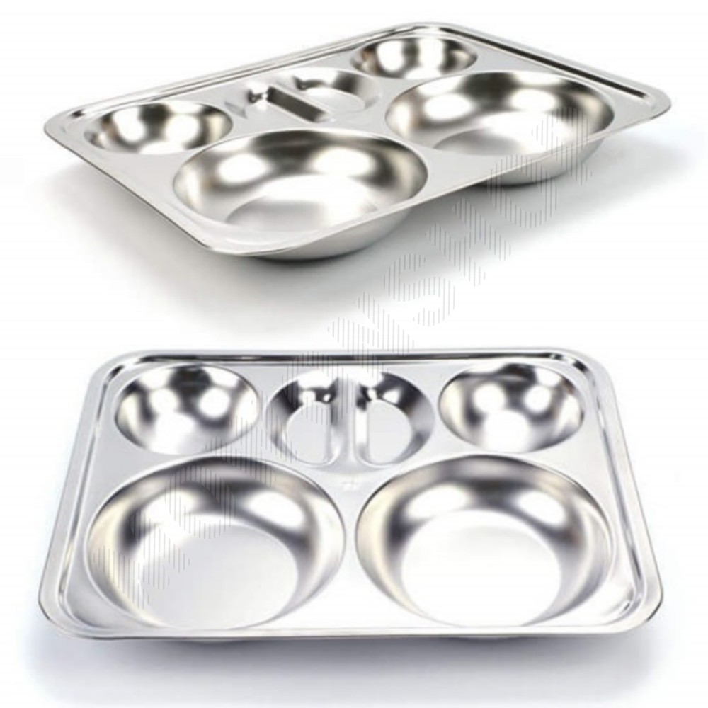 급식판 군대 군용 개인 어른 1인 학교 구내 식당 식판 4구