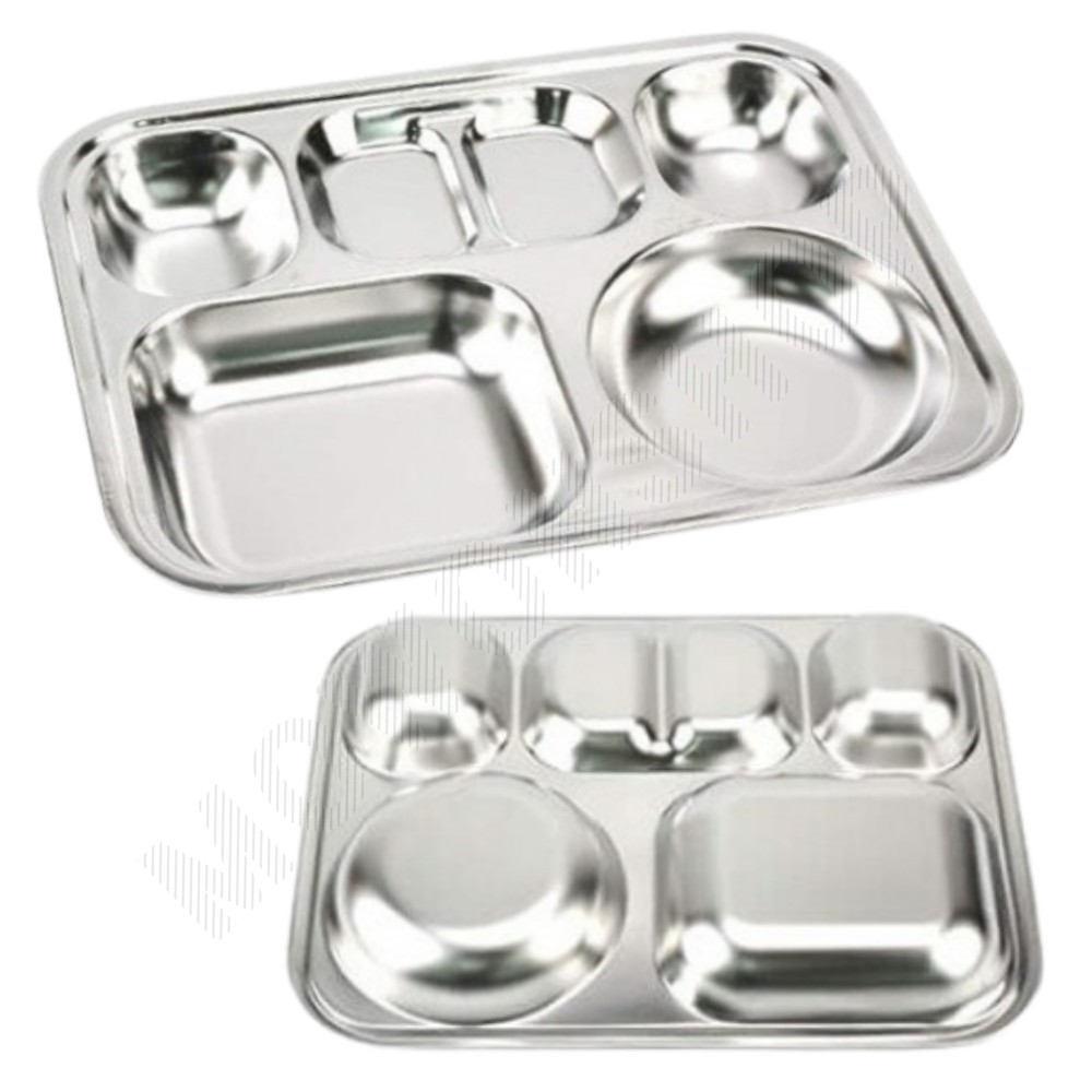 군대 식판 개인 어른 1인 구내 식당 학교 급식판 4구 국산 스텐