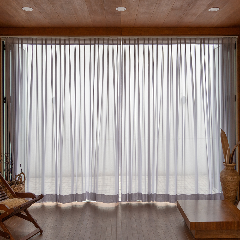 차르르 나비주름 쉬폰커튼 베이지 그레이 블랙 3 Color 세로 250CM