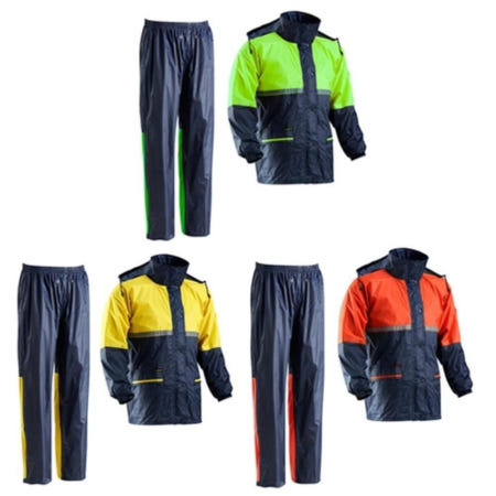 조선안전 공사장 폭우 배달 형광 통풍 망사용 안전 우의 비올때 라이더 야외작업 봉상활동 방수