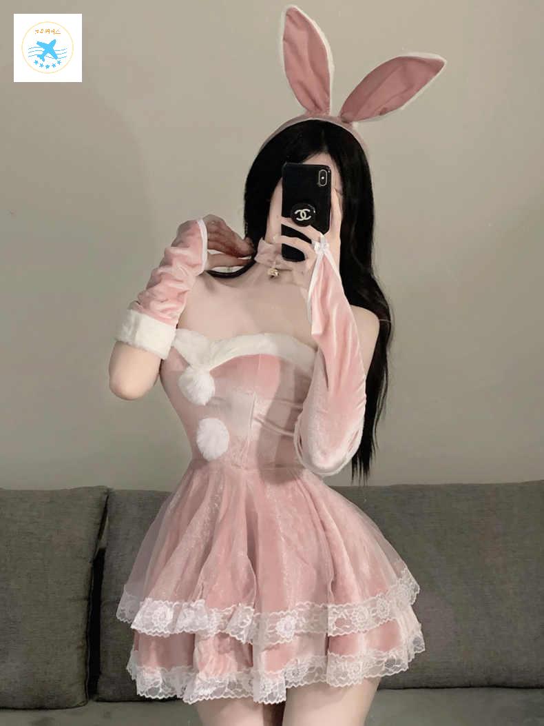 바니걸 산타걸 의상 년말파티 코스프레 - 상품 이미지