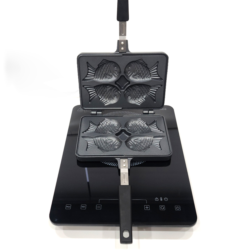 붕어빵기계 가정용 미니 붕어빵 만들기 4구 기름솔