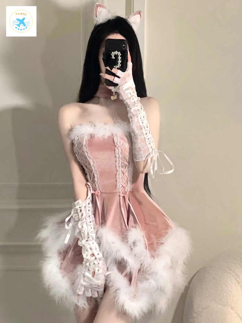 바니걸 산타걸 의상 년말파티 코스프레 - 상세 이미지 2