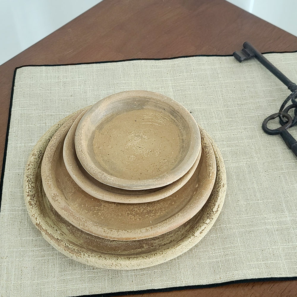 테라원 빈티지 아쿠아 토분 받침 외경18cm/내경15cm 이미지 3