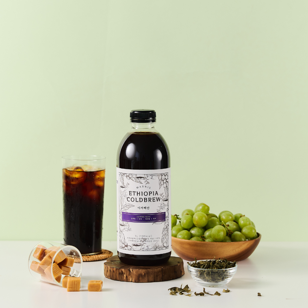 1L+1L 마르니스 디카페인 커피 액상 원액 에티오피아 대용량 더치 무카페인커피 - 상세 이미지 4