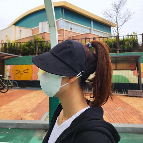 시감마켓 여성 여름 버킷햇 접이식 와이드 벙거지 모자 - 상세 이미지 4