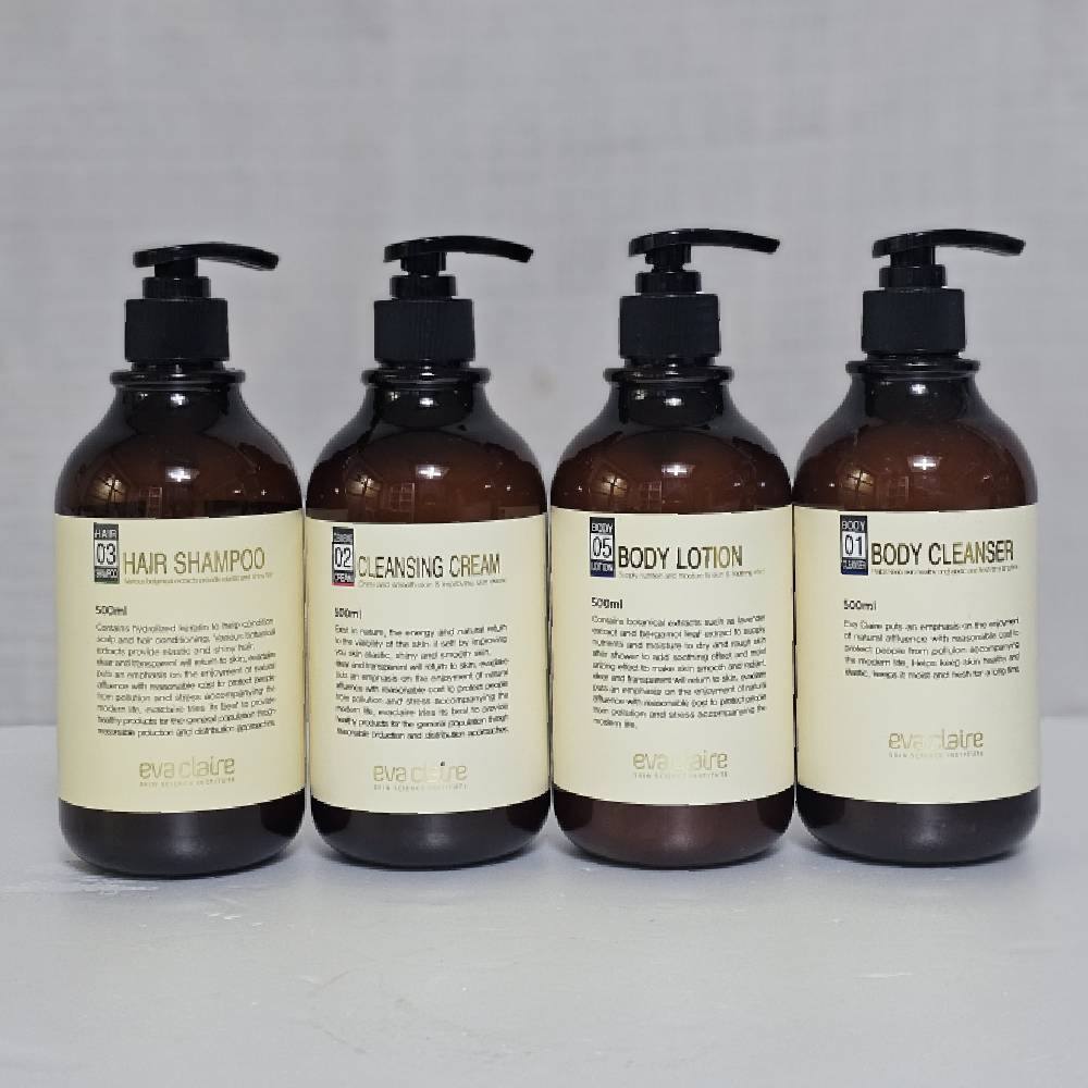 에바끌레르 끈적임없는 식물성추출물 내추럴 바이오 미네랄 바디 500ml 4종세트 이미지 6