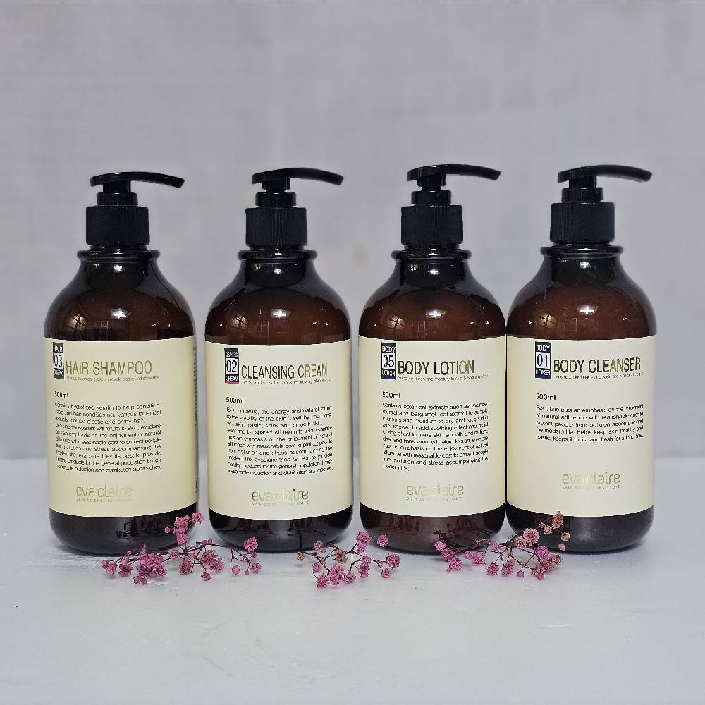 에바끌레르 끈적임없는 식물성추출물 내추럴 바이오 미네랄 바디 500ml 4종세트 이미지 7