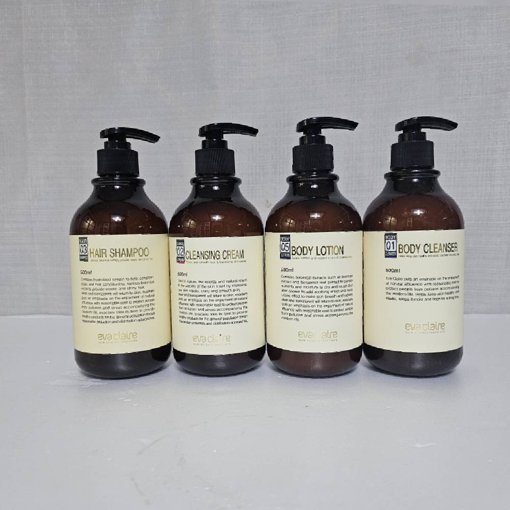 에바끌레르 끈적임없는 식물성추출물 내추럴 바이오 미네랄 바디 500ml 4종세트 - 상세 이미지 4