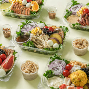 샐러드 정기배송 4주식단 배달 야채 도시락 샐러드 주2회 월화(총 16팩... 맛있게 먹은 솔직 후기 - 상품 이미지 2
