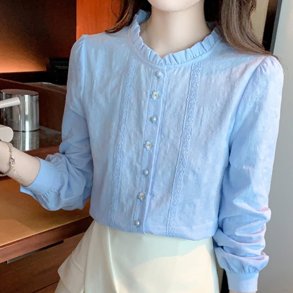 돌싱포맨 하희라 셔츠 블라우스 봄 러블리 옷 패션 의상 웨딩임파서블 전종서 - 상세 이미지 3