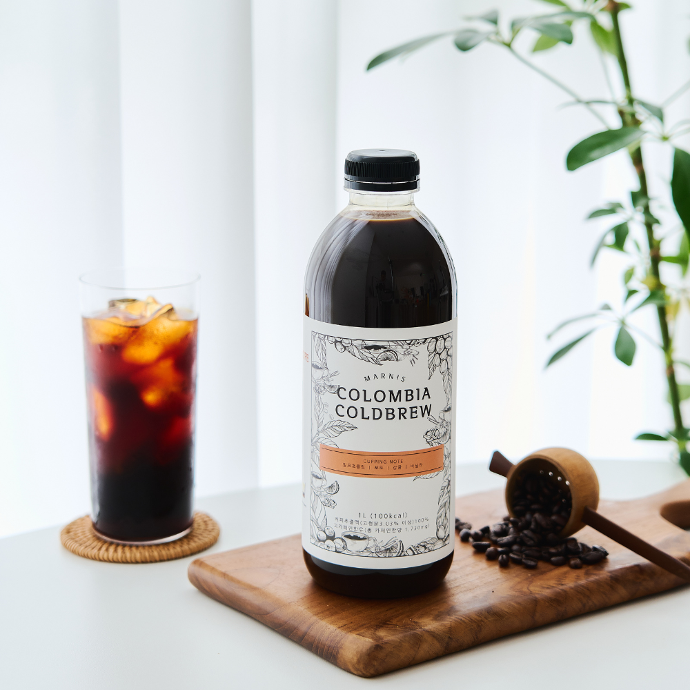 1L+1L 마르니스 더치 콜드브루 아이스 액상커피 음료 아메리카노 원액 콜롬비아 - 상세 이미지 4
