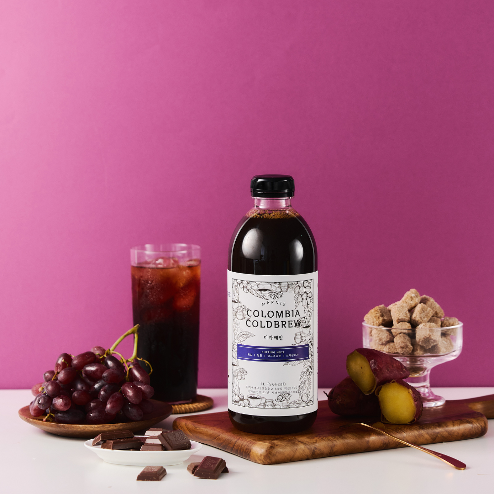1L+1L 마르니스 디카페인 콜드브루 원액 더치커피 액상 커피 답례품 콜롬비아 대용량 이미지 2