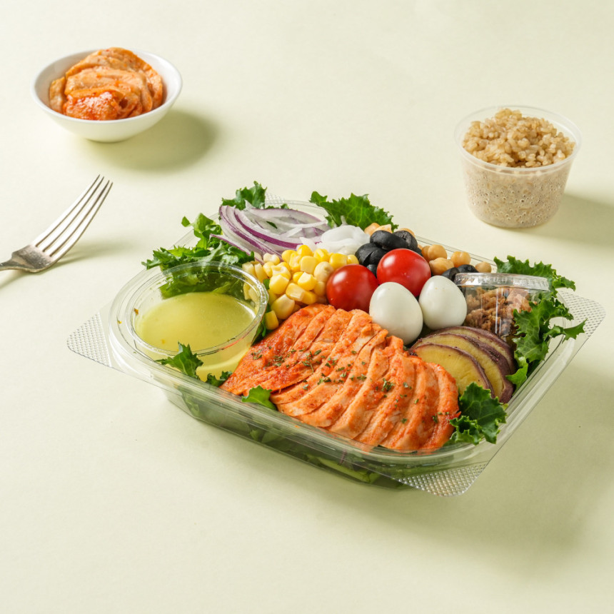 샐러드 정기배송 2주 주 2회 8팩 샐러드 식단 구독 배달 야채 도시락 사진 3