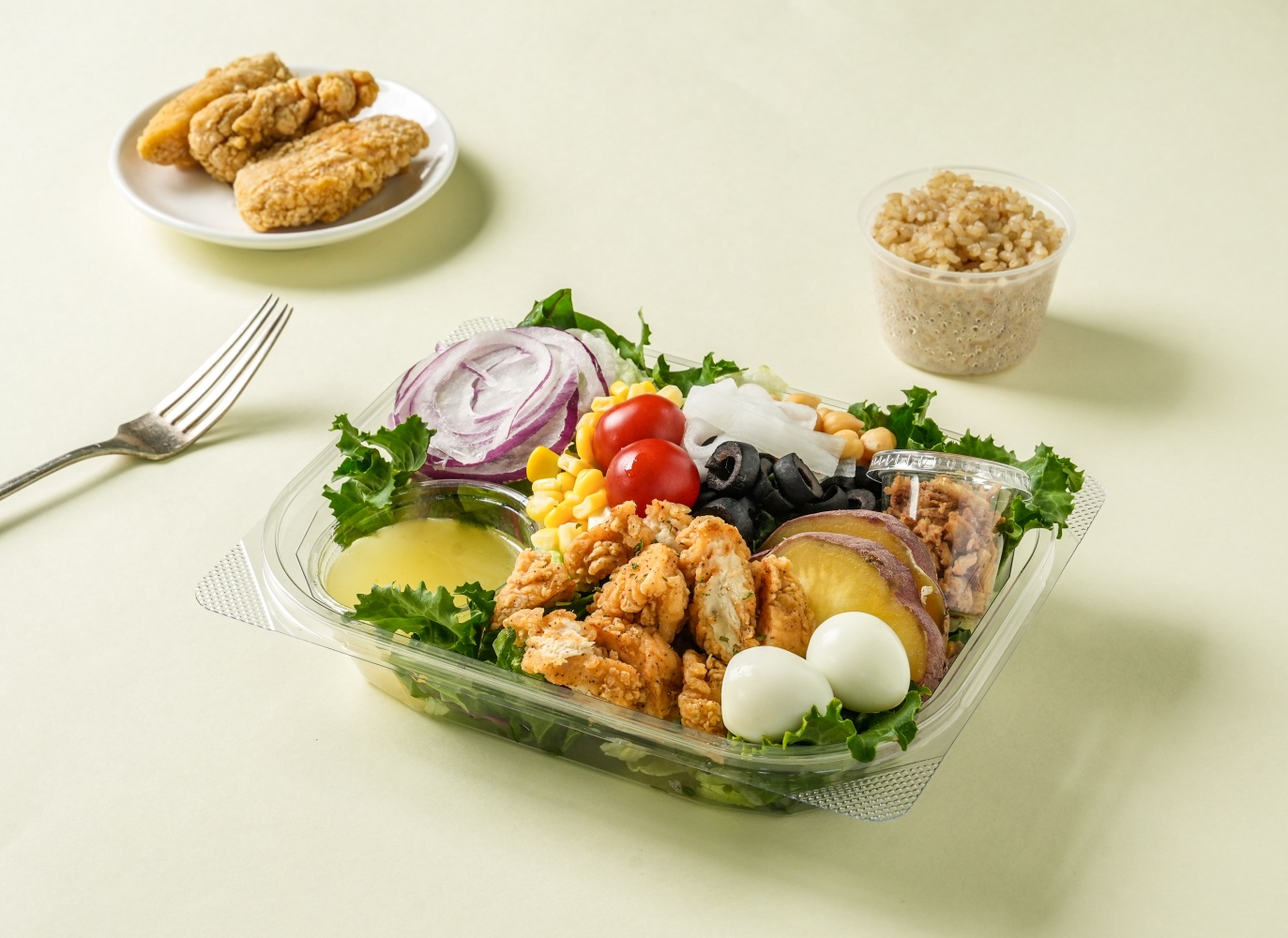 [체험팩 맛보기] 샐러드 2팩 닭가슴살 도시락배달 구독 이미지 4