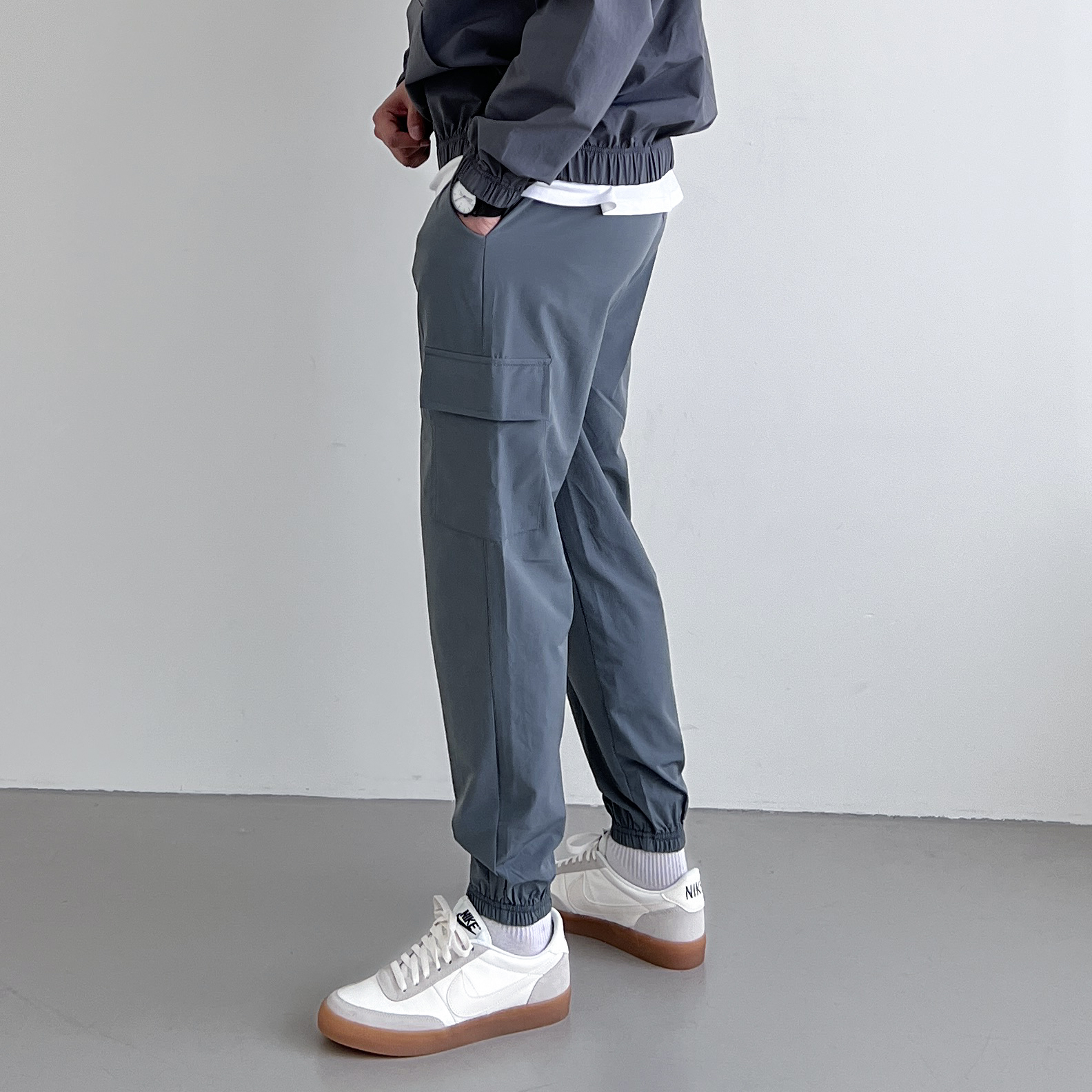 1+1 여름용 아이스조거팬츠 쿨조거팬츠 - 상세 이미지 3