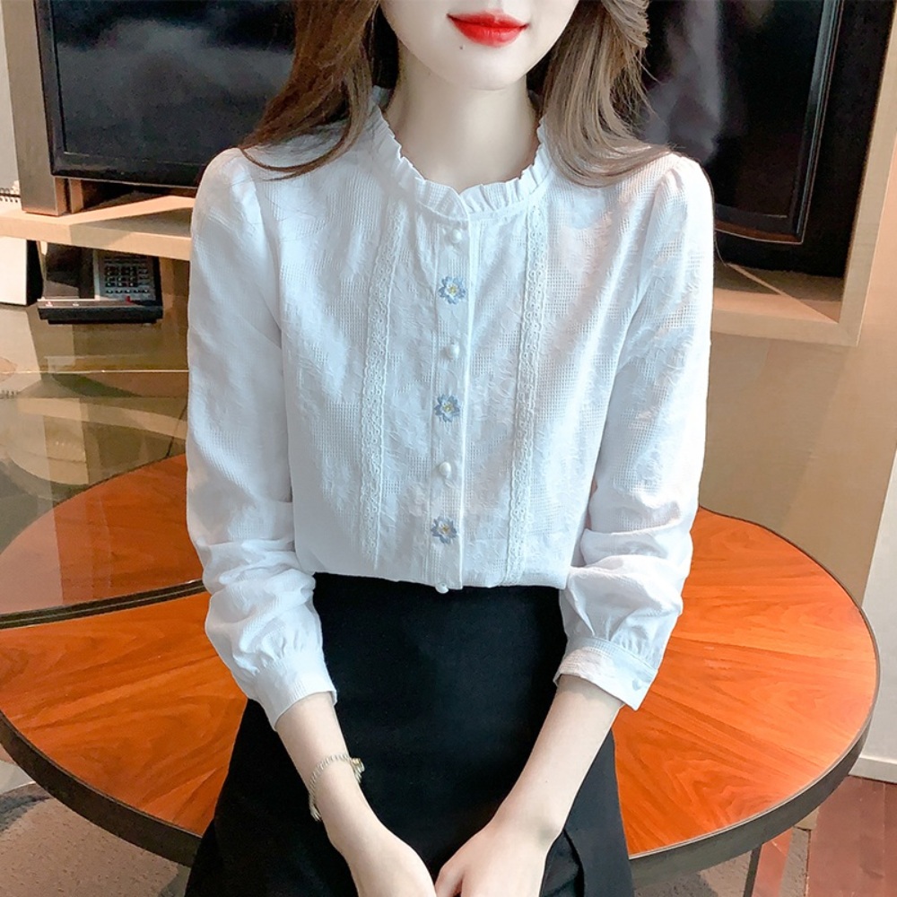 돌싱포맨 하희라 셔츠 블라우스 쉬폰 하이틴 옷 패션 의상 세번째 결혼 오승아 - 상세 이미지 3