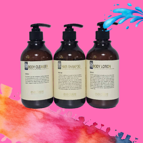 에바끌레르 끈적임없는 식물성추출물 내추럴 바이오 미네랄 바디 500ml 3종세트 - 상세 이미지 5