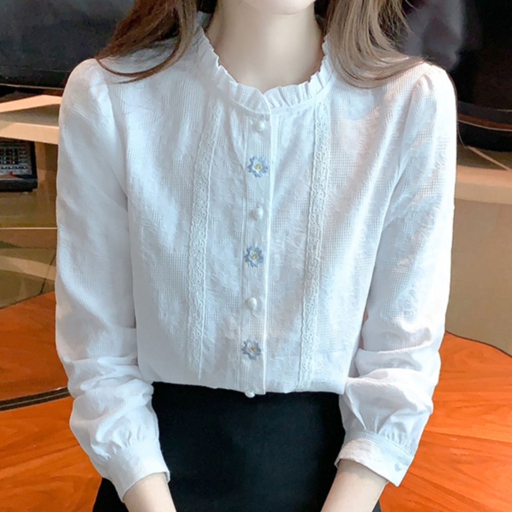 돌싱포맨 하희라 셔츠 블라우스 봄 러블리 옷 패션 의상 웨딩임파서블 전종서 - 메인 이미지