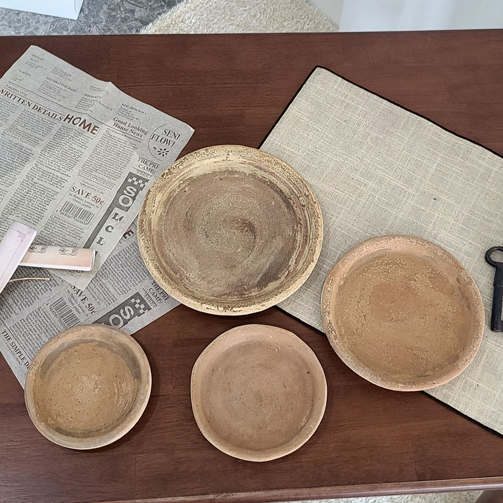 테라원 빈티지 아쿠아 토분 받침 외경18cm/내경15cm 이미지 2