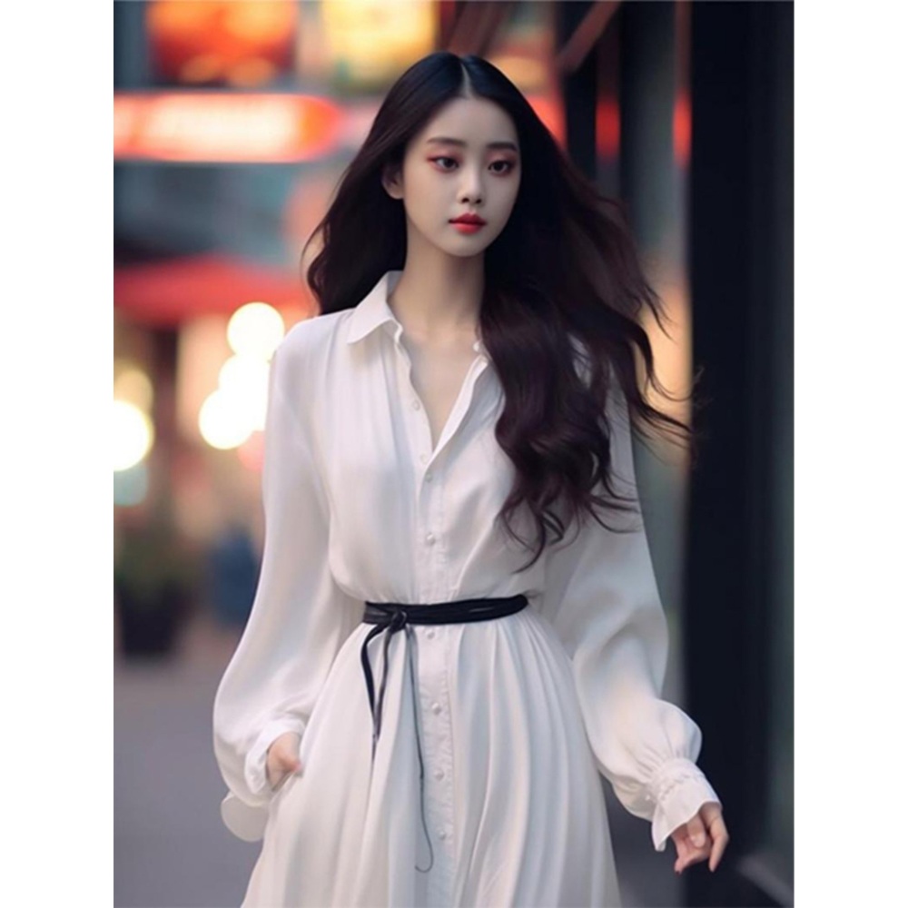 원더풀월드 1회 김남주 셔츠 원피스 청순한 프렌치 옷 패션 의상 피도 눈물도 없이 정수영 - 상세 이미지 3
