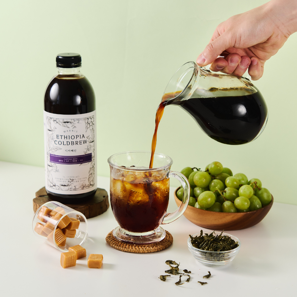 1L+1L 마르니스 디카페인 아메리카노 커피 원액 액상 콜롬비아 에티오피아 대용량 - 상세 이미지 3