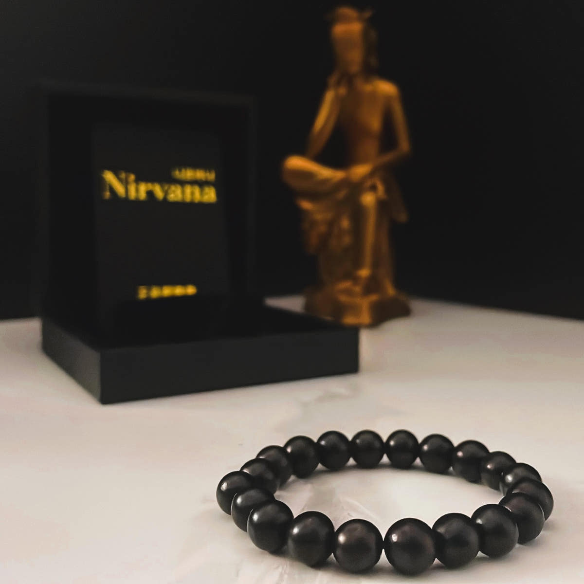 니르바나 Nirvana 니르바나 염주 팔찌 나무염주 소원성취 삼재 흑단