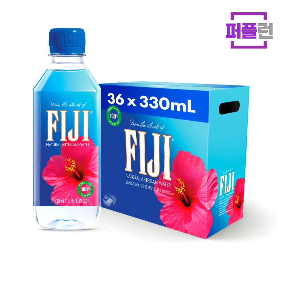 피지워터 330ml x 48병 (2BOX)프리미엄 미네랄 수입 생수 - 상세 이미지 2