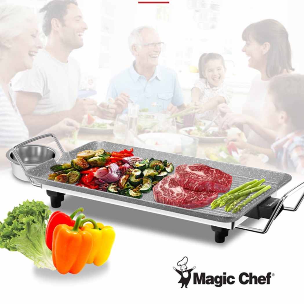 와이드 대형 전기 후라이팬 전 부치는 팬 고기 굽는 그릴