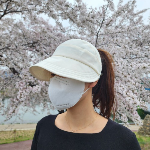 시감마켓 여성 여름 버킷햇 접이식 와이드 벙거지 모자 - 상품 이미지