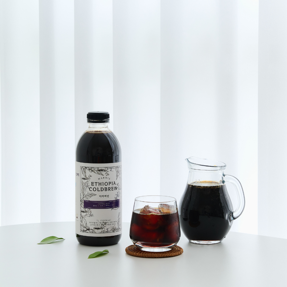 1L+1L 마르니스 디카페인 아메리카노 커피 원액 액상 콜롬비아 에티오피아 대용량 - 상세 이미지 5