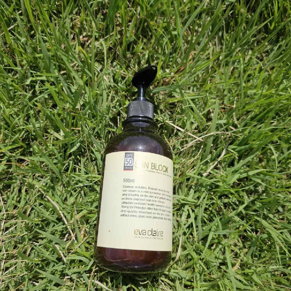 에바끌레르 골프전용 자외선차단 내추럴선크림 500ml SPF50+ - 상품 이미지