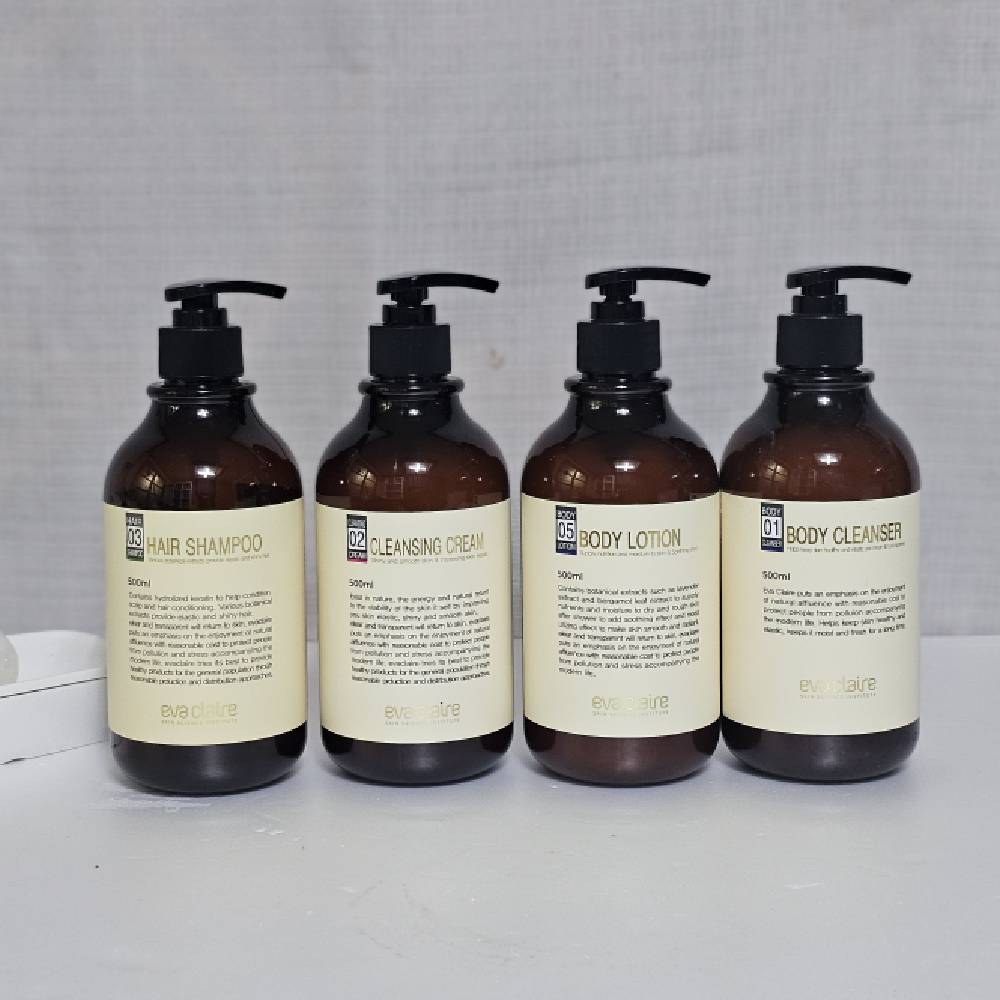 에바끌레르 끈적임없는 식물성추출물 내추럴 바이오 미네랄 바디 500ml 4종세트 이미지 8