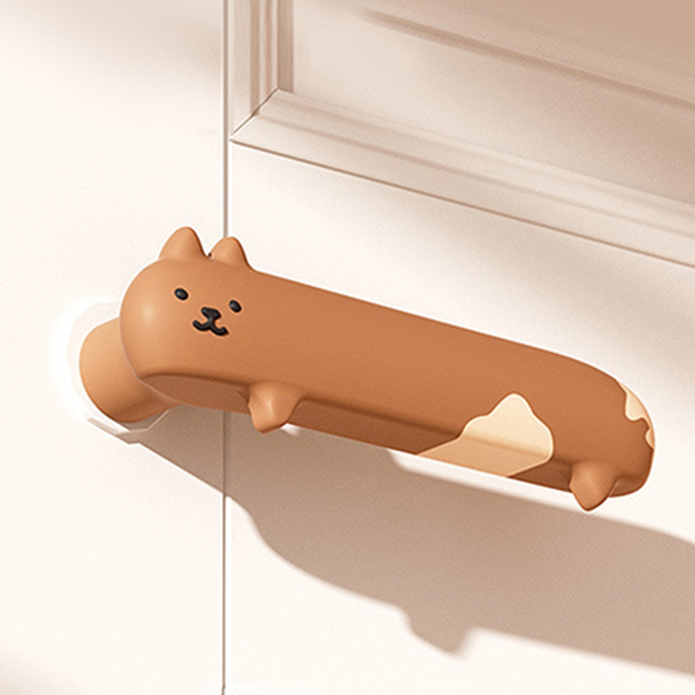 실리콘 문손잡이커버 안방 화장실 샷시 문손잡이덮개 케이스