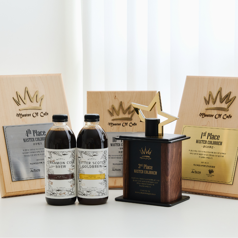 마르니스 버터스카치 콜드브루 원액 더치커피 액상 커피 답례품 선물 1L+1L 대용량 - 상세 이미지 2