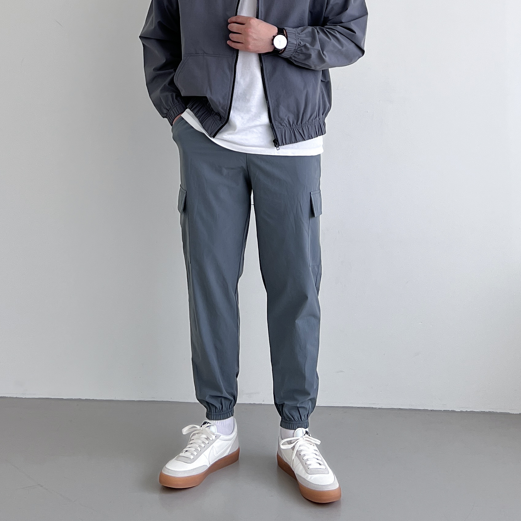 1+1 여름용 아이스조거팬츠 쿨조거팬츠 - 상세 이미지 4