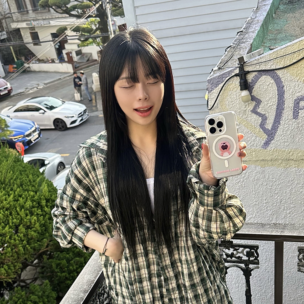 아이폰16 잔망루피 케이스 맥세이프 젤하드 와하하루피 - 상세 이미지 4