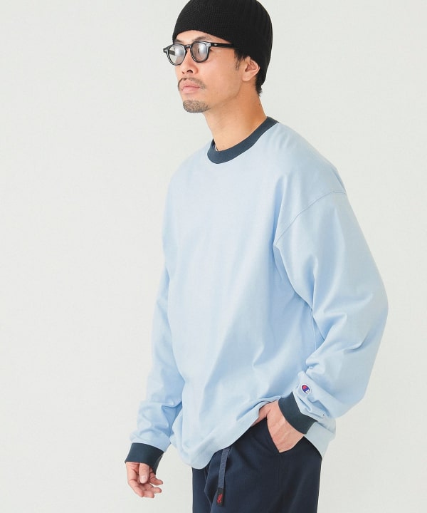 챔피온 재팬 Champion x 빔즈 별주 링거 긴팔 티셔츠 2컬러 일본 직구 - 상세 이미지 4